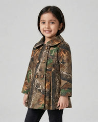 Girls Camouflage Coat