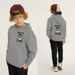 Kids Winter Hoodie Set | Hulk Printed