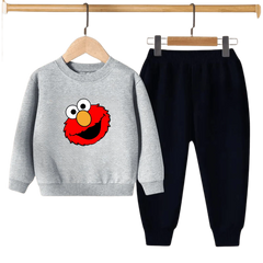 Kids Winter Sweat Shirt Set | Elmo Face Printed