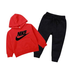 Kids Winter Hoodie Set | Nike Printed