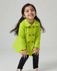Girls Lime Green Coat
