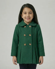 Girls Emerald Green Coat