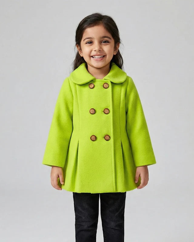 Girls Lime Green Coat