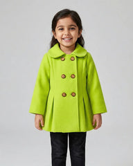 Girls Lime Green Coat