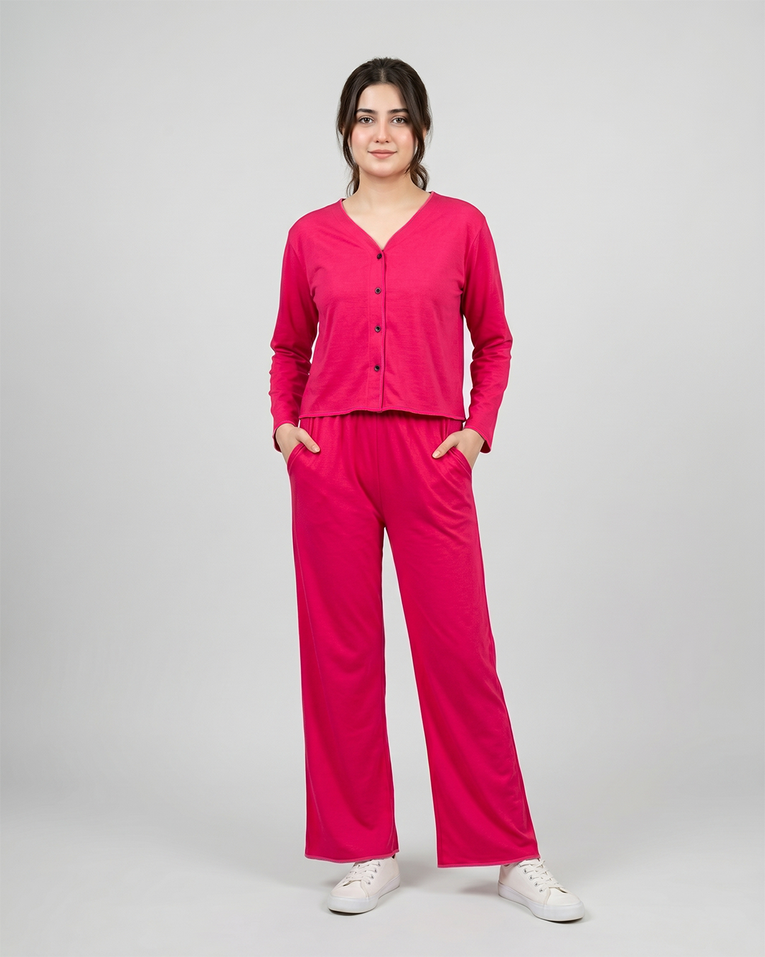 Deep Magenta Aura Lounge Set