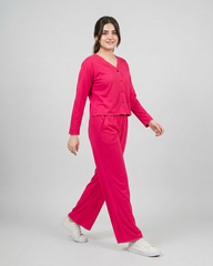 Deep Magenta Aura Lounge Set
