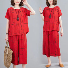 Printed Capri PJ Set