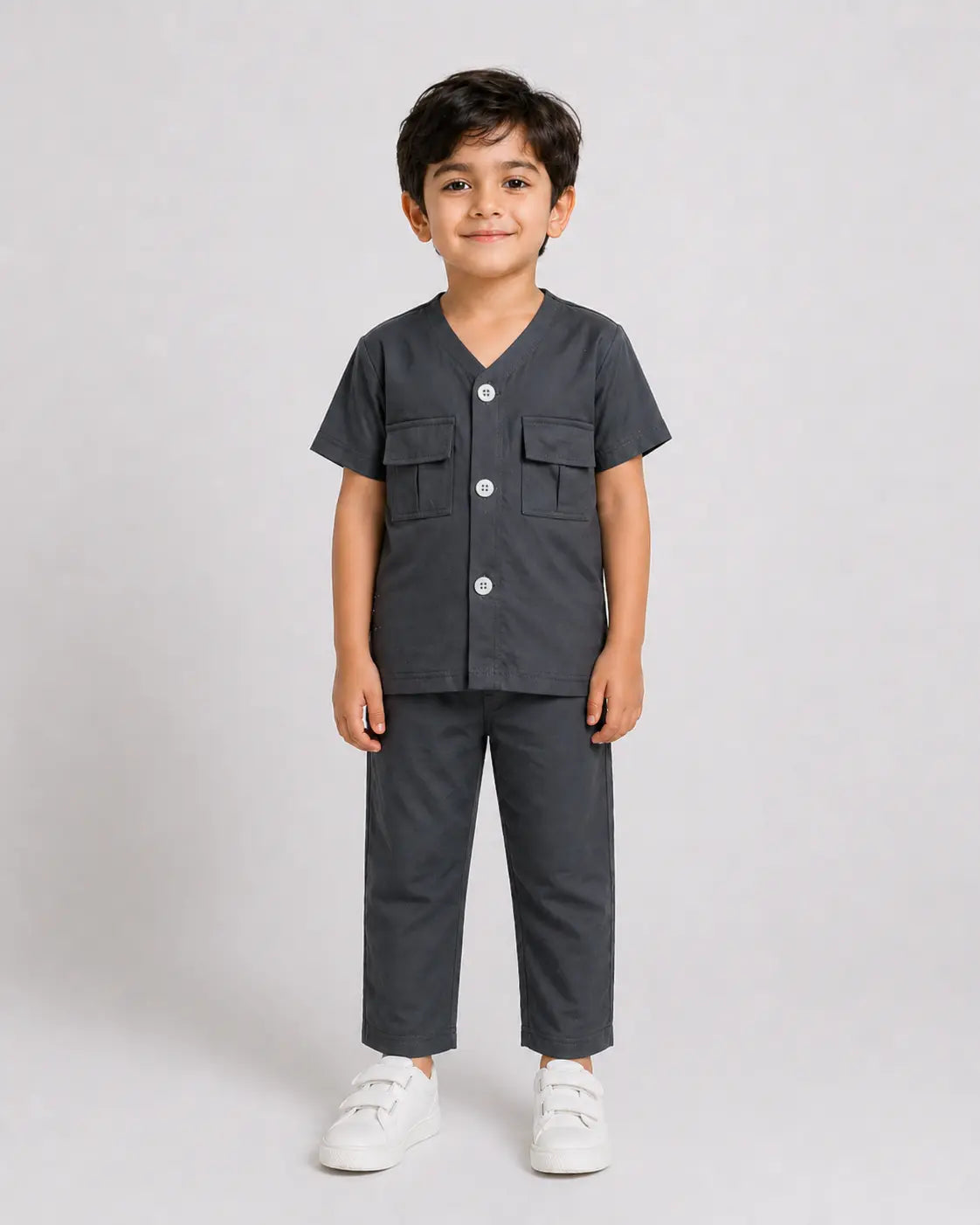 Signature Kids Pajama Set - Grey