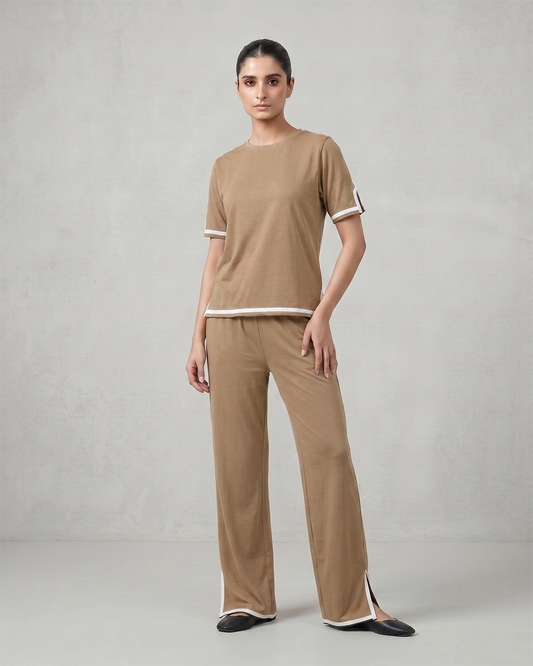Baggy Style Loungewear - Light Brown