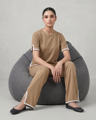 Baggy Style Loungewear - Light Brown